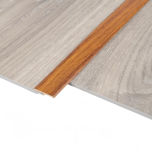 Coayuou Übergangsprofil PVC Fußboden Leisten 90cm* 3 Stück Übergangsleiste Flach Schützt Vor Abnutzung Rutschfeste Lösung Für Teppich-, Laminat- Und Fliesenübergänge(Style 9) von Coayuou