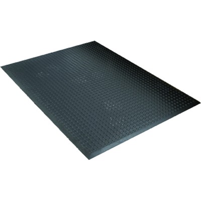 Bodenmatte, Bodenbelag L900 x B600 x S14mm, Gummi von Coba