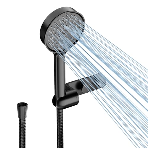 Cobbe Filter Duschkopf und Schlauch mit Halter, Hochdruck Duschkopf mit Filtration in 20 Schichten, Handbrause mit 6 Strahlarten, Duschbrause für Hartes Wasser,Rest-Chlor,Bakterien, Schwarz Cobbe Filter Duschkopf und Schlauch mit Halter, Hochdruck Duschkopf mit Filtration in 20 Schichten, Handbrause mit 6 Strahlarten, Duschbrause für Hartes Wasser,Rest-Chlor,Bakterien, Schwarz von Cobbe