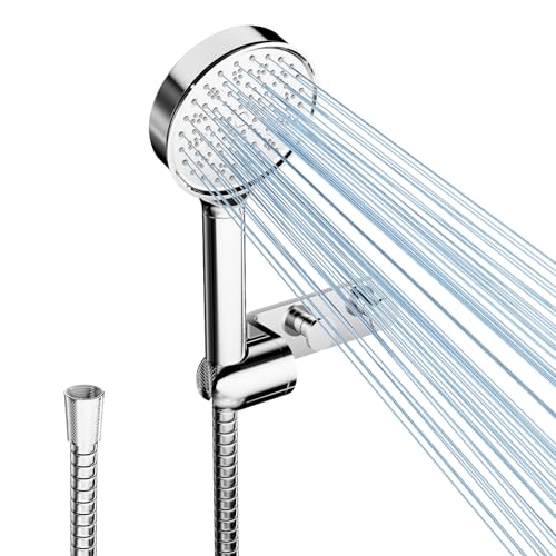 Cobbe Filter Duschkopf und Schlauch mit Halter, Hochdruck Duschkopf mit Filtration in 20 Schichten, Handbrause mit 6 Strahlarten, Duschbrause für Hartes Wasser,Rest-Chlor,Bakterien Cobbe Filter Duschkopf und Schlauch mit Halter, Hochdruck Duschkopf mit Filtration in 20 Schichten, Handbrause mit 6 Strahlarten, Duschbrause für Hartes Wasser,Rest-Chlor,Bakterien von Cobbe