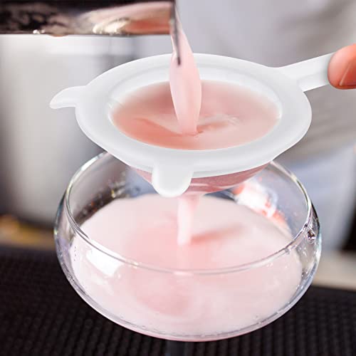 Cobee Ultrafeines Lebensmittelsieb Nylon Netzsieb mit Griff Küche Lebensmittel Joghurt Netz Kunststoffsieb Doppelohr Netzsieb zum Filtern von Saft Kaffee Honig Tee(200Mesh) von Cobee