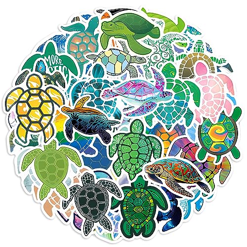 cobee Sea Turtle Stickers,50 Stück Meeresschildkröten Aufkleber Bunte Ozean Aufkleber Wasserfeste Sommer Meeresschildkröten Aufkleber für Kühlschrank, Wasserflaschen, Laptop, Gepäck, Skateboard cobee Sea Turtle Stickers,50 Stück Meeresschildkröten Aufkleber Bunte Ozean Aufkleber Wasserfeste Sommer Meeresschildkröten Aufkleber für Kühlschrank, Wasserflaschen, Laptop, Gepäck, Skateboard von Cobee