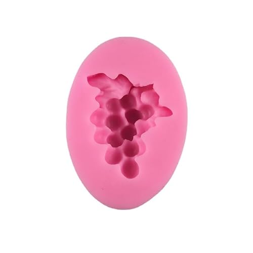 Fondant Formen 5 Stück Traubenstrauß Kuchen Silikonform Obst Schokolade Fondant Form Backen Dekorationswerkzeuge von CocHon