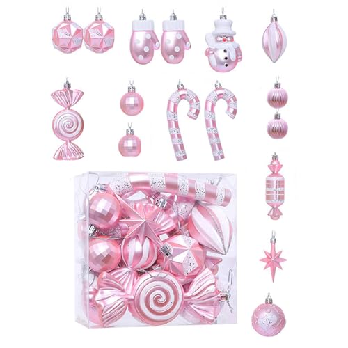 Zuckerstangen-Weihnachtsdekoration, Candyland-Thema, Pfefferminz-Lutscher, Glitzer, Weihnachtsdekoration für Zuhause, Party, Dekoration, Rosa, 16 Stück Zuckerstangen-Weihnachtsdekoration, Candyland-Thema, Pfefferminz-Lutscher, Glitzer, Weihnachtsdekoration für Zuhause, Party, Dekoration, Rosa, 16 Stück von CocMouse