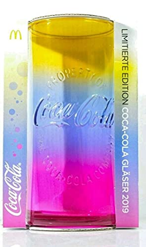 /Coca-Cola / Glas/Gläser/Limitierte Edition/RegenbogenGlas/Mc Donald's / 2019 / NEU von /Coca-Cola