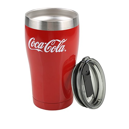Coca-Cola 84-843 Trinkglas, Rot, 340 ml von Coca-Cola