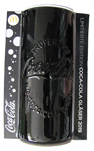 Coca C o l a & Mc Donald´s - Edition 2019 - Glas - Farbe Schwarz von Coca