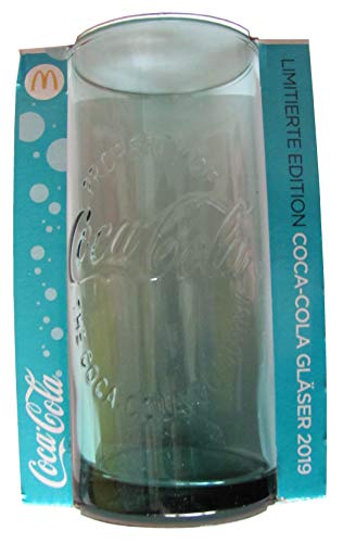 Coca C o l a & Mc Donald´s - Edition 2019 - Glas - Farbe Türkis von Coca