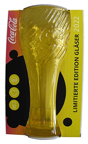 Coca C o l a & Mc Donalds - Edition 2022 - Glas 0,3 l. - Gelb von Coca