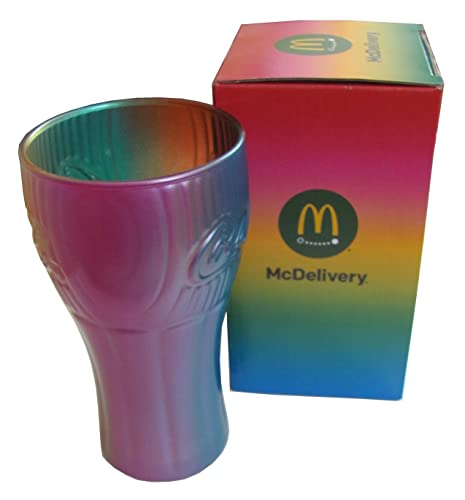 C o c a-C o l a & Mc Donalds - McDelivery Edition 2022 - Glas 0,3 l. - Regenbogen von Coca