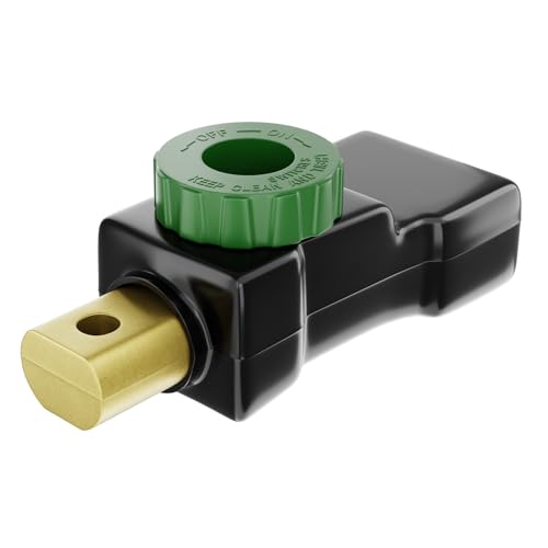 Batterietrennschalter, mit isolierender Abdeckung aus PVC, Batterieklemme, Schnelltrennung, Universal-Batterie, 15 – 17 mm Durchmesser, DC 12 V, 24 V, Top Post Cut Off für Auto, Batterietrenner von Cocar