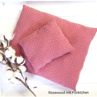 Puppenbettwäsche in Vielen Farben, Set Aus Decke Und Kissen, Größe S, M Oder L Puppenbettwäsche in Vielen Farben, Set Aus Decke Und Kissen, Größe S, M Oder L von CoccolineShop