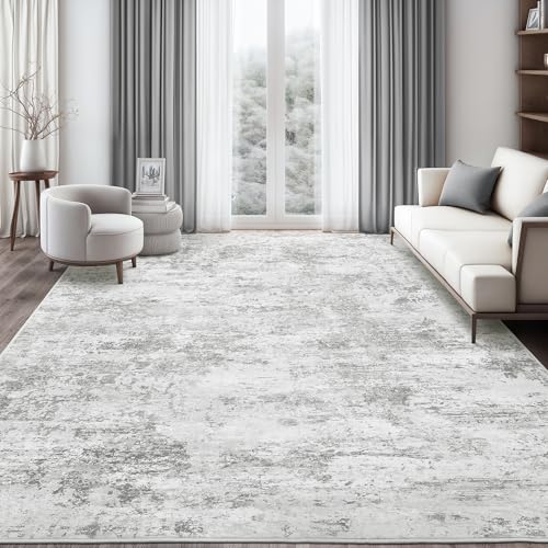 Cochyean 22,9 x 30,5 cm große Teppiche, waschbarer Teppich für Wohnzimmer, ultradünner abstrakter Teppich, für den Innenbereich, rutschfester Teppich für Schlafzimmer, schmutzabweisend, großer Teppich von Cochyean