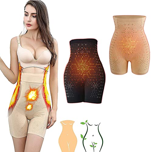 Cockjun 2PCS Ferninfrarot negativer Sauerstoff für Detox Körper Shaper Frauen, Gewichtsverlust Butt Lifter Bauchsteuerung Atmungsaktive Waben Taille Trainer Höschen Valentinstagsgeschenk (2pcs-a) von Cockjun