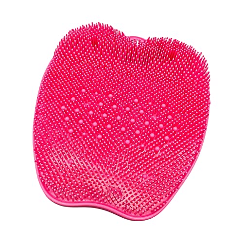 Dusch Fußmassagegerät Scrubber,Dusch Fußmatte Fussmassagematte Dusche Silikonmatte,Großes Fußwäscher Bath Massage Pad Fuss Wäscher Dusche mit Rutschfesten Saugnäpfen,Fußbürste Reinigung Massage (B) von Cockjun