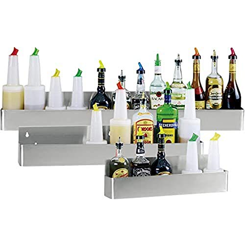 Flaschenregal-Speed Rack für 8 Flaschen - L 81 X H 16 X T 10 cm von Cocktail
