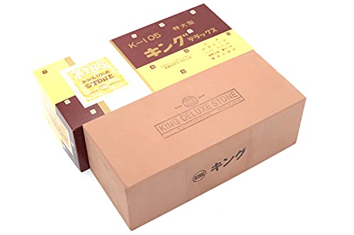 Japanischer Schleifstein Extra groß King K-105 800 Körnung #800 Küchenmesse von Cocktail7