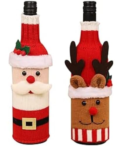 Coco Berming Flaschen Deko Weihnachten (Rot) von Coco Berming