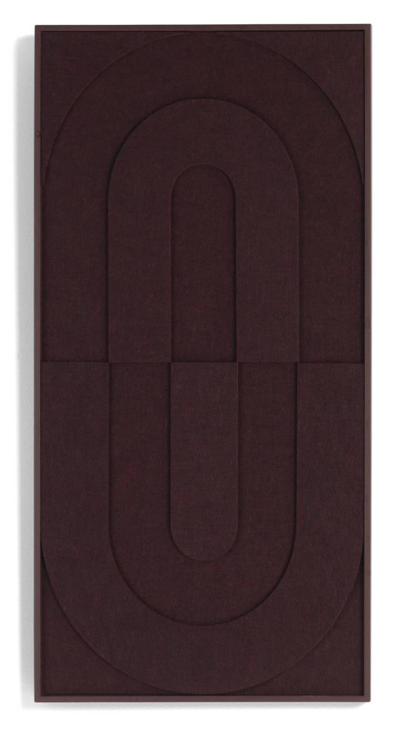 Coco Maison Bild JACE ca. B48 H96 T3 cm in bordeaux von Coco Maison