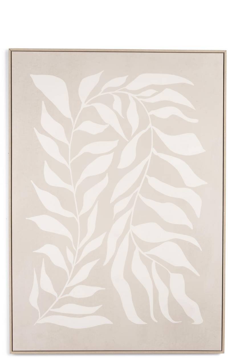 Coco Maison Bild Leafs 50191-BEI  100x140cm von Coco Maison