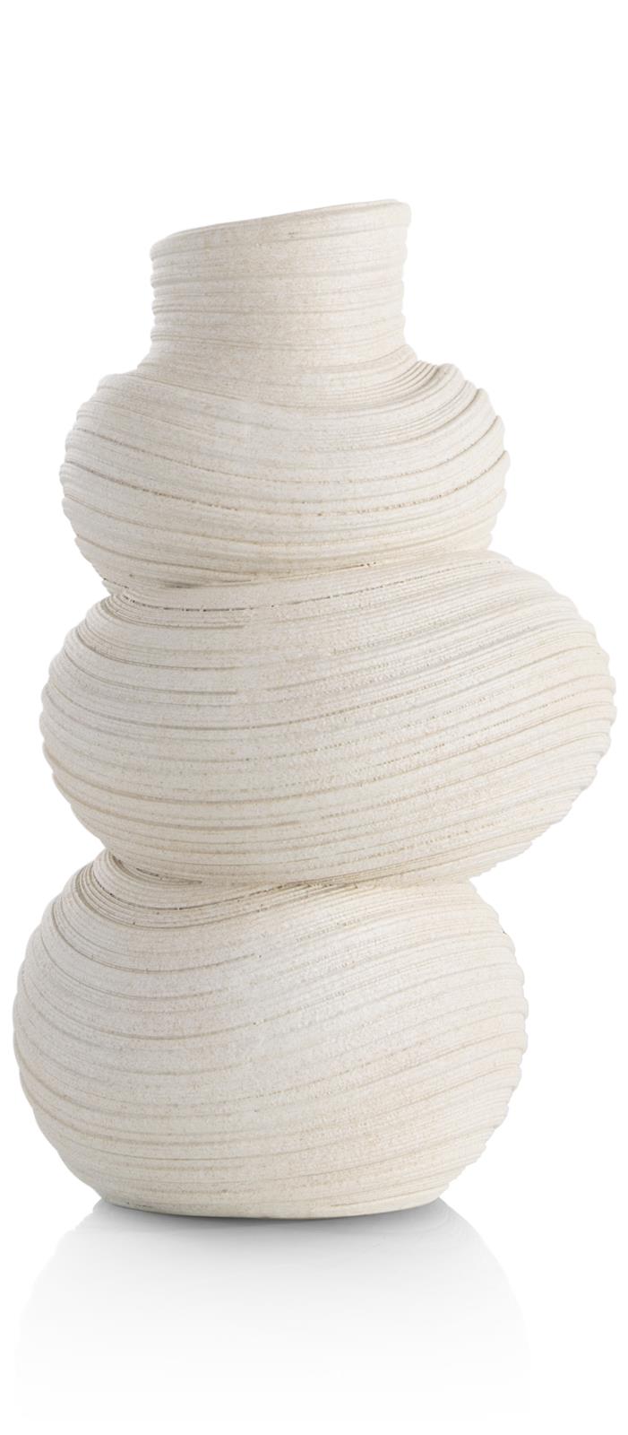 Coco Maison Vase Juul 50158-CRE H36,6cm von Coco Maison
