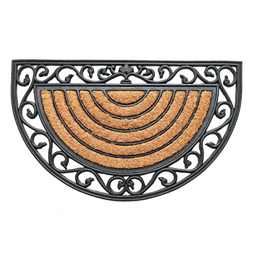 Coco&Coir® Premium kokos Fußmatte | Kokosnussmatte mit rutschfestem PVC | Fußwischer für den Eingangsbereich | für den Außen- und Innenbereich | 45 x 75 cm von Coco&Coir Everything in a nutshell