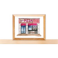 Aquarell Illustration Print Joe's Pizza, Williamsburg, Brooklyn, Ny von CocoCreatess
