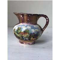 Greys - Pottery-Dickens Days-Lila-Lüsterware-Miniatur-Krug Mit Spot-Spotted Glasur-Miniatur Krug-Miniatur-Keramik-Made in England von CocoRaes