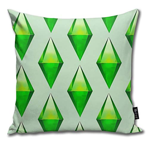 The Sims Plumbob Dekokissenbezüge Akzent Home Sofa Kissenbezug Geschenk Dekorativ 45,7 x 45,7 cm von Cocoal-ltd