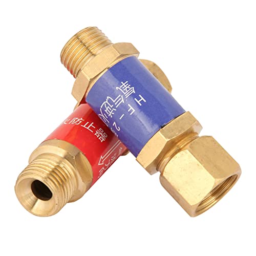 Cocoarm 1 Paar Sauerstoff Acetylen Rückschlagventil, Rückstausperre Flammensperre Flashback Arrestor M16*1,5 HF-2 Cocoarm 1 Paar Sauerstoff Acetylen Rückschlagventil, Rückstausperre Flammensperre Flashback Arrestor M16*1,5 HF-2 von Cocoarm