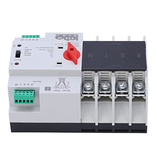 4P Dual Power Automatischer Transferschalter, PC-Isolierung AC400V Controller Unterbrechungsfreier Transferschalter mit 50kA Nennkurzschlussstrom, Elektrische Wahlschalter (125A) von Cocoarm