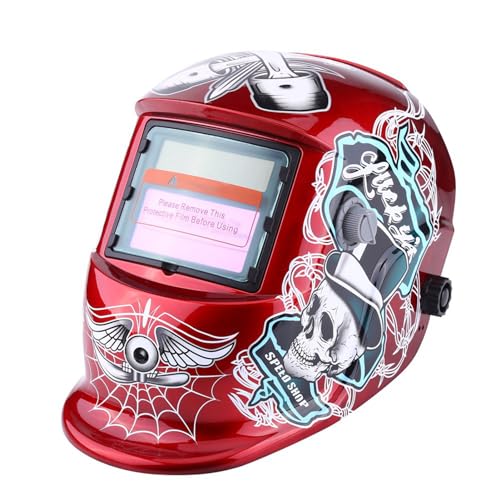 Automatisch Verdunkelnder Schweißhelm mit Großer Abdeckung und UV-IR-Schutz für den Schiffbau, Arc Tig Mig Mask Grinding Welder Protection Tool von Cocoarm
