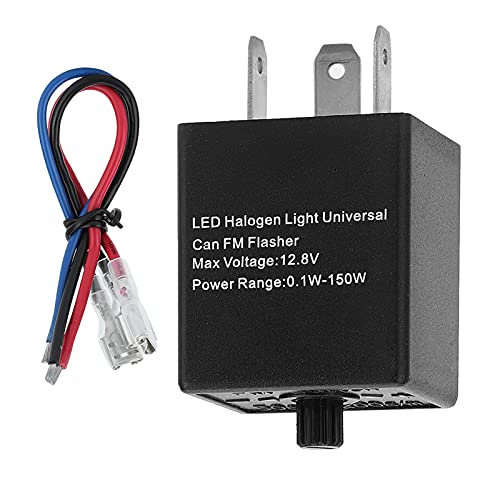 Blinkrelais 3PIN Blinker Relais für LED Blinker Elektronische Einstellbare Blinkerrelais 12V 0,1-150W für Kfz Motorrad Blinkrelais 3PIN Blinker Relais für LED Blinker Elektronische Einstellbare Blinkerrelais 12V 0,1-150W für Kfz Motorrad von Cocoarm