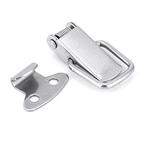Cocoarm 10pcs Heavy Duty HaSP Lock -Befestigungselement, Edelstahl -Ziehenriegel, Langlebige und Einfache Installation für Raucher Deckel Jig, Hülle (Edelstahl 304 (10pcs verkauft)) von Cocoarm