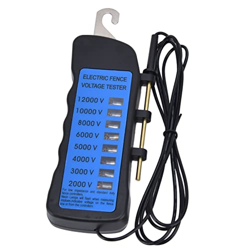 Cocoarm 12 -kV -Spannungstester Wassersicherer Elektrozauntester 8 Neon -Indikatorlichter Zaunspannungstester 2000 Bis 12000 V Tragbarer Zauntester für Farmen, Heimgärten, Cocoarm 12 -kV -Spannungstester Wassersicherer Elektrozauntester 8 Neon -Indikatorlichter Zaunspannungstester 2000 Bis 12000 V Tragbarer Zauntester für Farmen, Heimgärten, von Cocoarm