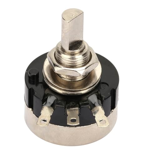 Cocoarm 2 Stück RV24YN20F 5K Ohm Potentiometer Singleturn Carbon Film Taper Potentiometer für Wechselrichter-Drehzahlregelung Motordrehzahlregelung mit 2 Stück A03- Cocoarm 2 Stück RV24YN20F 5K Ohm Potentiometer Singleturn Carbon Film Taper Potentiometer für Wechselrichter-Drehzahlregelung Motordrehzahlregelung mit 2 Stück A03- von Cocoarm