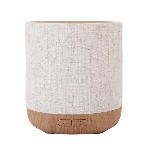 Cocoarm 200 Ml ätherische Öldiffusorin, Aromatherapie -Diffusor mit Stofflampenschirm mit Warmem Licht, Ideal für die Entspannung zu Hause und Zum Büro von Cocoarm