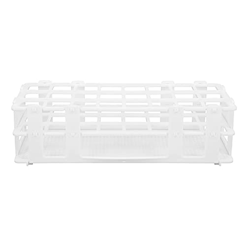 Cocoarm 24-Loch Kunststoff-Reagenzgläserständer, Abnehmbarer Probennahmehalter mit 3 Separaten Teilen für Laborgebrauch 25x25mm Cocoarm 24-Loch Kunststoff-Reagenzgläserständer, Abnehmbarer Probennahmehalter mit 3 Separaten Teilen für Laborgebrauch 25x25mm von Cocoarm
