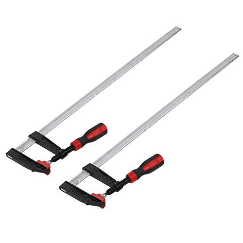 Cocoarm 2pcs Schraubzwinge Tiefspann F Klemmzwinge Temperguss Spannweite Holzbearbeitung DIY Handwerkzeug Kit 80 x 600mm (2 Stück) von Cocoarm