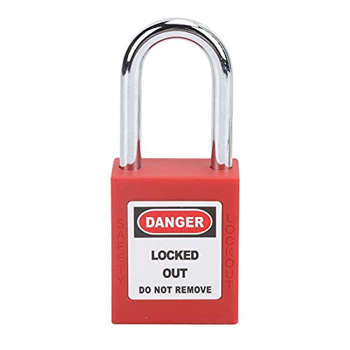 Cocoarm 38MM Lockout Tagout Vorhängeschloss, Sicherheitsschloss UV-beständig Korrosionsbeständig -57℃ Bis 177℃ mit Beschreibbarem Etikett & 2 Reinen Kupferschlüsseln für Gerätewartung Cocoarm 38MM Lockout Tagout Vorhängeschloss, Sicherheitsschloss UV-beständig Korrosionsbeständig -57℃ Bis 177℃ mit Beschreibbarem Etikett & 2 Reinen Kupferschlüsseln für Gerätewartung von Cocoarm