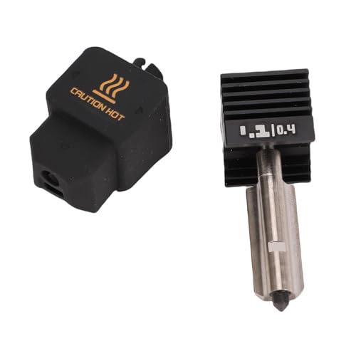 Cocoarm 3D -Drucker -Hotend Kit, Ni CRA Kupferheizungsblock, Gehärteter Stahldüse für Labor H2D A1 A1 Mini, Schneller Ersatz, Optimale Druckleistung (0,4 mm) von Cocoarm