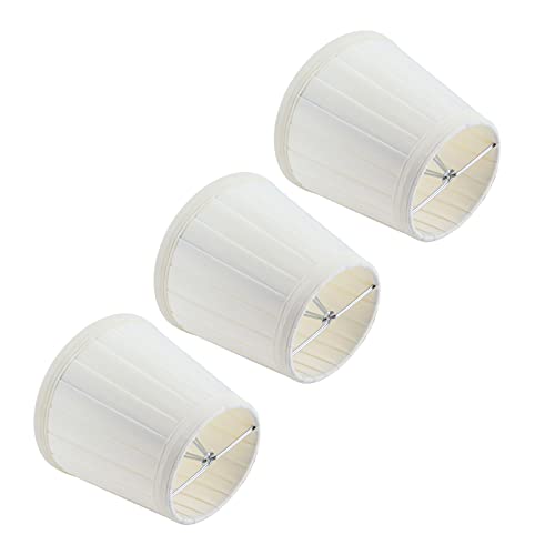 Cocoarm 3pcs E14 -Clamp/Holder auf Weißem Lampenschirm, Hochwertiger Stofflampenschatten mit Eisenclip, Einfache Installation für Kronleuchter Kerze, Warmes Ambiente für das Hotel KTV Club, Geeignet Cocoarm 3pcs E14 -Clamp/Holder auf Weißem Lampenschirm, Hochwertiger Stofflampenschatten mit Eisenclip, Einfache Installation für Kronleuchter Kerze, Warmes Ambiente für das Hotel KTV Club, Geeignet von Cocoarm