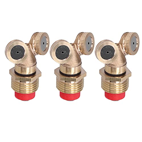 Cocoarm 3pcs Landwirtschaftliche Sprühdüse mit Filter G1/2 Männlicher Gewinde Bewässerungsnebel Sprinkler Kopf von Cocoarm