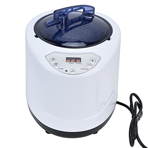 Cocoarm 2.68L Sauna-Dampfgerät für zu Hause, Tragbarer Sauna-Dampferzeuger mit Fernbedienung, Spa-Maschine mit Timer-Anzeige, Kräuterbox für die Körperentgiftung (EU-Stecker AC220–240 V) von Cocoarm