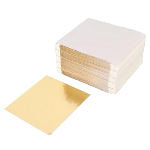 Cocoarm 500pcs Goldblattblätter, Mode Multi Purpose Imitation Blattgold, Goldfolienblätter für Kunst Vergoldete Handwerkendekoration Dekoration von Cocoarm