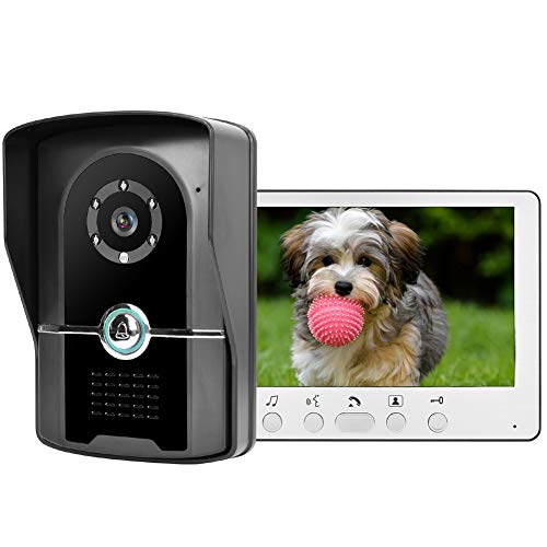 Cocoarm 7in TFT LCD Video Intercom Türklingel Luxusstil Wasserdicht (Europäische Vorschriften (110–240 V)) von Cocoarm