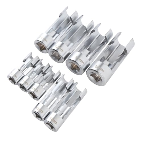 Cocoarm 9 Pcs Kraftstoffleitungssteckscheibenschlüssel Set Injektor Kraftstoffleitungsbuchse Set CRV Stahl-Kraftstoffleitungsbuchse für ABS-Leitungen Master-Zylinderrohre Kraftstoffeinspritzrohre Cocoarm 9 Pcs Kraftstoffleitungssteckscheibenschlüssel Set Injektor Kraftstoffleitungsbuchse Set CRV Stahl-Kraftstoffleitungsbuchse für ABS-Leitungen Master-Zylinderrohre Kraftstoffeinspritzrohre von Cocoarm