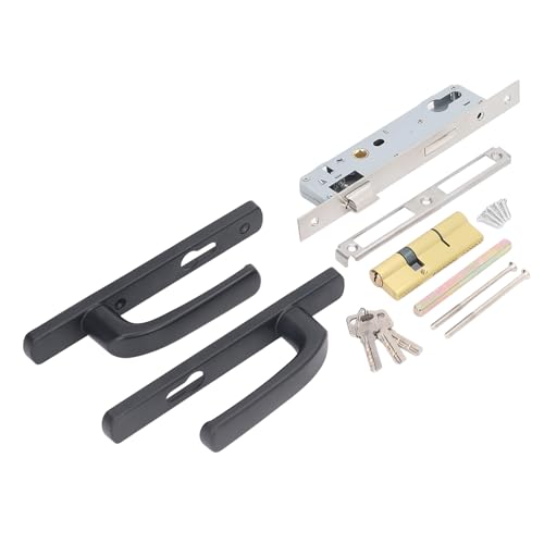 Cocoarm Aluminiumlegierung Türgriffschloss Hochleistung Leises Design Kupfer Türgriffschloss-Set mit Komplettem Installations-Kit für Schlafzimmer Badezimmer Büro Cocoarm Aluminiumlegierung Türgriffschloss Hochleistung Leises Design Kupfer Türgriffschloss-Set mit Komplettem Installations-Kit für Schlafzimmer Badezimmer Büro von Cocoarm