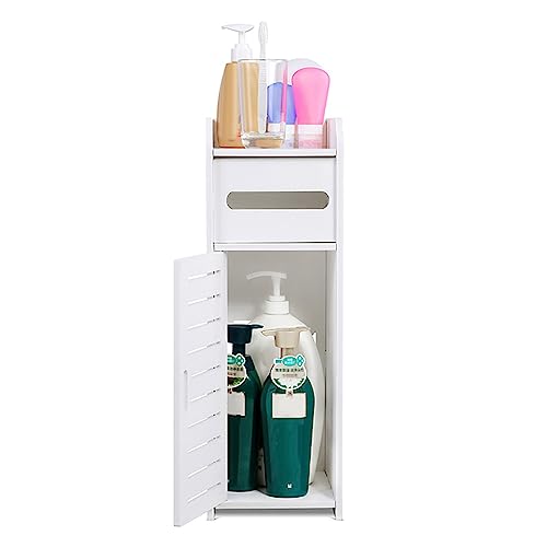 Cocoarm Badezimmerspeicherschrank Toilettenorganisator Regal Sparer aus PVC-Material mit Mehrschichtiger Design für das Leben (S 15x3.5x2,5 cm / 5.9x1.4x1in) von Cocoarm