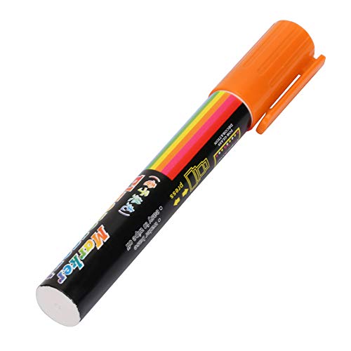 Cocoarm Bee Queen Marker Pen, 8 Farben Wasserbasiert Leicht Abwischbare Markierfarbe für die Imkerei mit Starker Deckkraft Kräftiger Farbe (ORANGE) von Cocoarm
